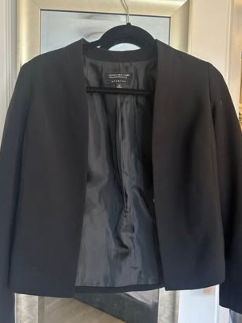 Jones New York Petite Black Stretch Blazer 2P